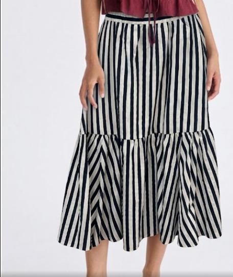 Maxifalda con Volante Inferior