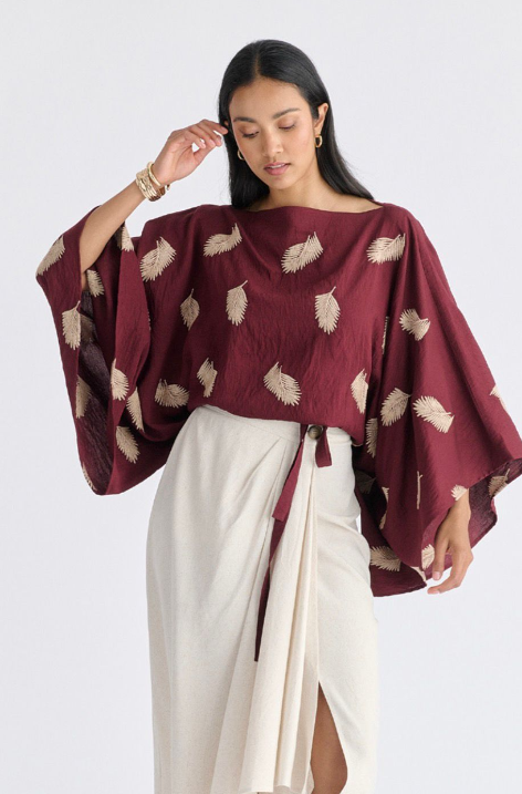 Casaca Halter de Estilo Arquitectónico con Ribete Central